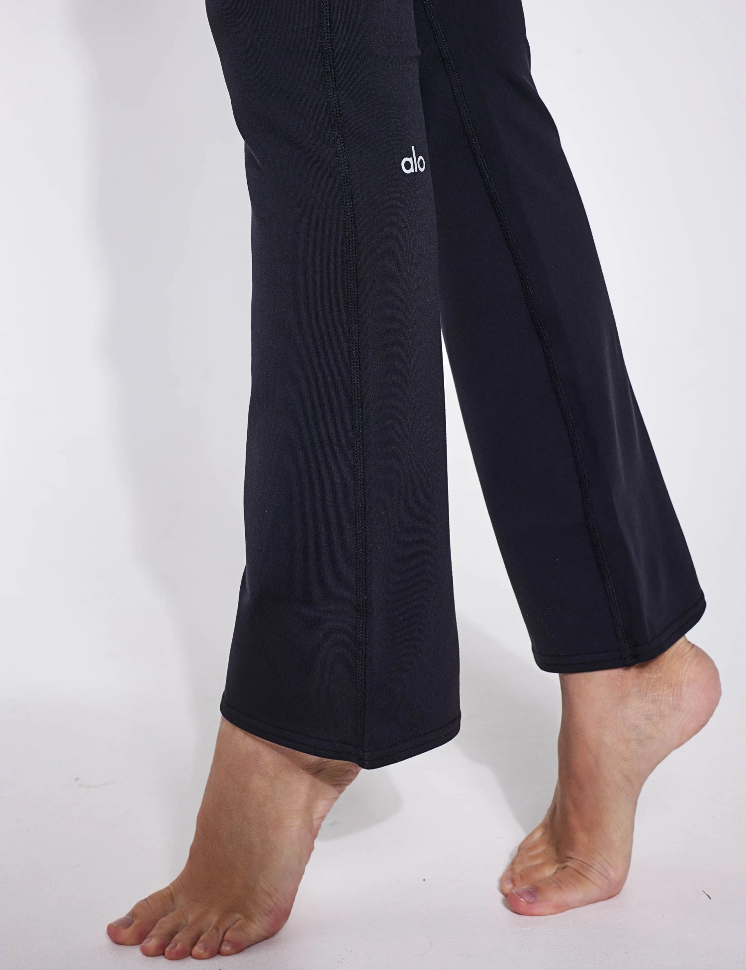 Airbrush High Waisted 7/8 Bootcut Legging - Black 5 Airbrush High Waisted 7/8 Bootcut Legging - Black - Image 3