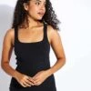 Ribbed Minimalist Tank - Black 2 Ribbed Minimalist Tank - Black -Sportswear Store Alo Yoga CF RIBBED MINIMALIST TANK W9291R Black 0005