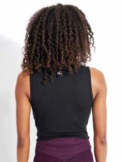 Cover Tank - Black -Sportswear Store Alo Yoga COVER TANK W2564R BLACK 0030 2cb45bab 83b3 4787 9d0f 706c4b97715b