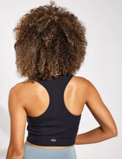 Sportswear Store -Sportswear Store Alo Yoga GODDESS RIBBED CROPPED RACERBACK TANK W9565R BLACK 0025 3326b1f6 63e5 4731 8a59 c1f0c9a9990d