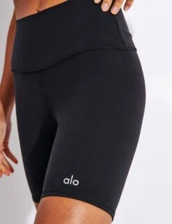 High Waisted Biker Short - Black -Sportswear Store Alo Yoga HIGH WAIST BIKER SHORT W6145R BLACK 0008