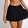 Varsity Tennis Skort - Black 2 Varsity Tennis Skort - Black -Sportswear Store Alo Yoga Varsity Skirt Black 1