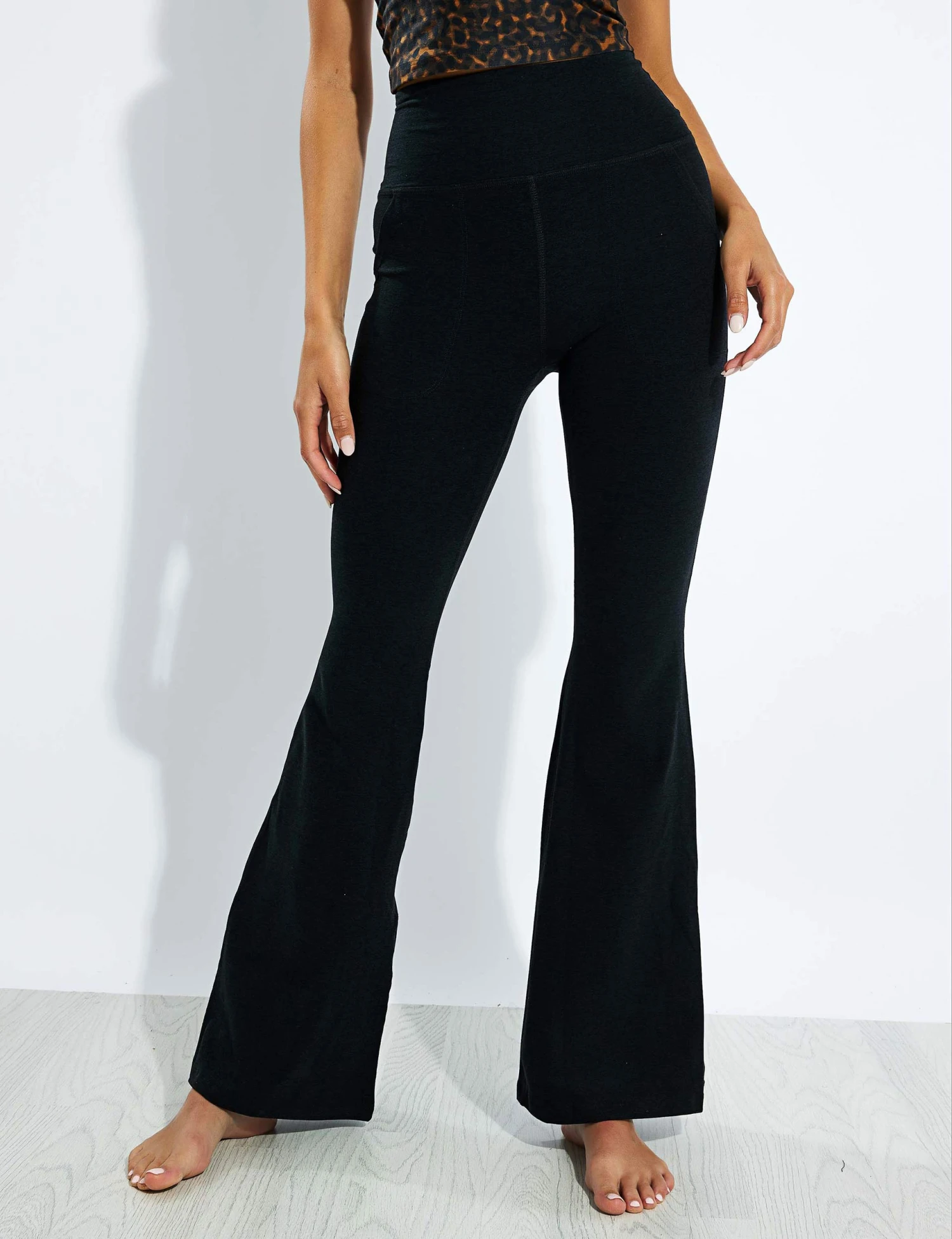 Beyond Yoga Spacedye High Waisted All Day Flare Pant - Darkest Night 3 Beyond Yoga Spacedye High Waisted All Day Flare Pant - Darkest Night