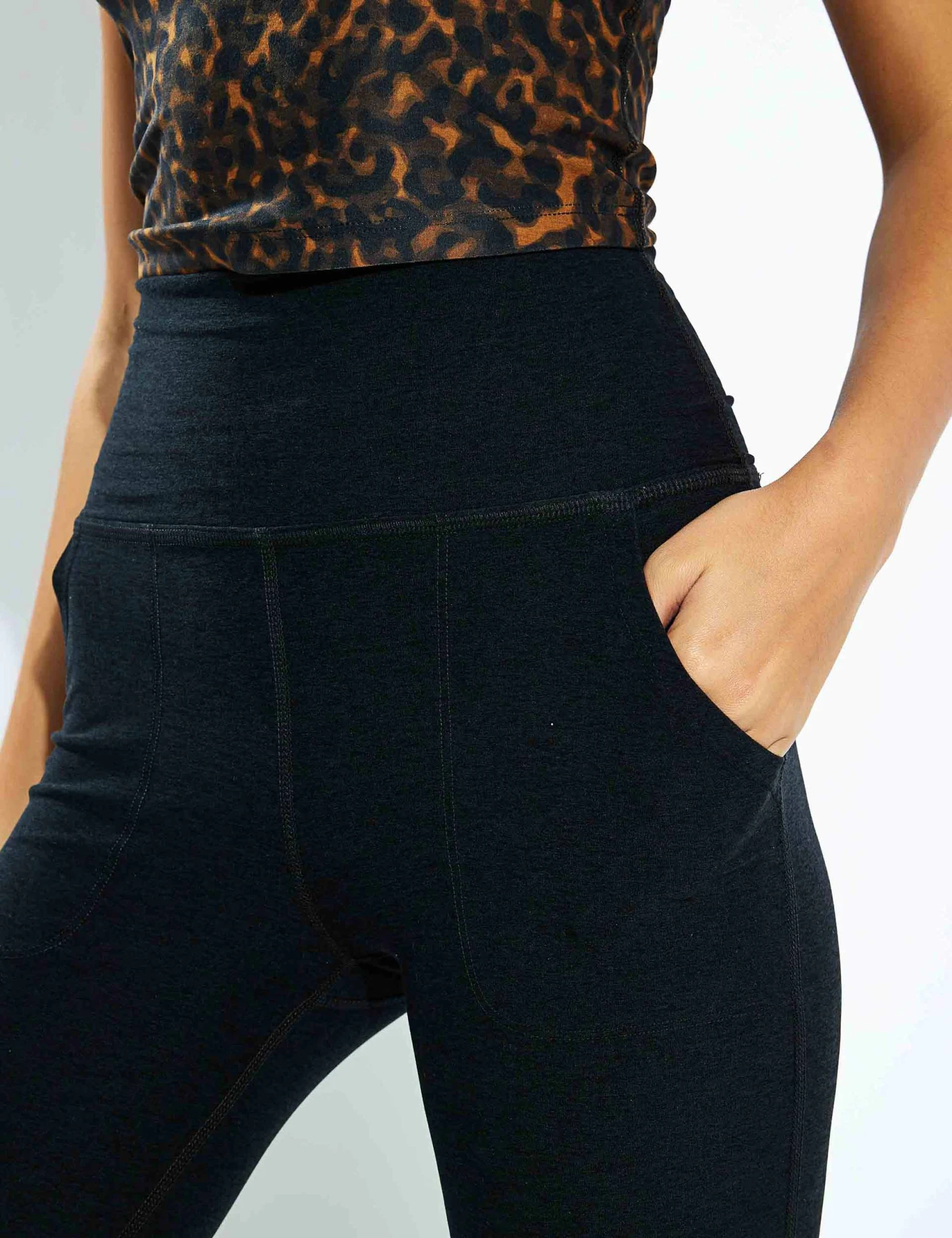 Beyond Yoga Spacedye High Waisted All Day Flare Pant - Darkest Night 7 Beyond Yoga Spacedye High Waisted All Day Flare Pant - Darkest Night - Image 5