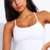 Beyond Yoga Spacedye Slim Racerback Cropped Tank - White Light 2 Beyond Yoga Spacedye Slim Racerback Cropped Tank - White Light -Sportswear Store Beyond Yoga Spacedye Slim Racerback Cropped Tank SD4382 White Light 0003
