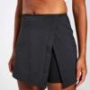 Girlfriend Collective FLOAT Ultralight Split Skort - Black