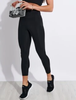 Girlfriend Collective FLOAT High Waisted 7/8 Legging - Black
