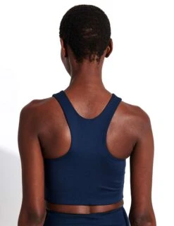 Girlfriend Collective Dylan Bra - Midnight -Sportswear Store Girlfriend Collective GC DYLAN CROP BRA 54794 1017 TC MIDNIGHT 0020