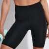 Girlfriend Collective FLOAT High Waisted Bike Short - Black -Sportswear Store Girlfriend Collective GC FLOAT SEAML HIGH RISE SHORTS 4023 JB BLACK 0004