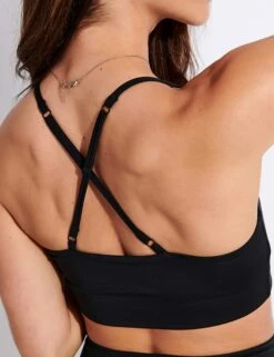 Girlfriend Collective Juliet Bra - Black -Sportswear Store Girlfriend Collective GC JULIET BRALETTE FLOAT 1008S JB BLACK 0029