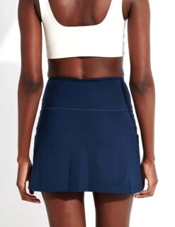Girlfriend Collective Skort - Midnight -Sportswear Store Girlfriend Collective GC THE SKORT HIGH RISE 54788 4018 TC MIDNIGHT 0018