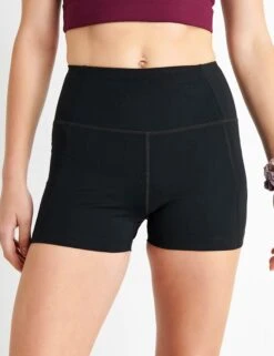 Girlfriend Collective High Waisted Run Short - Black