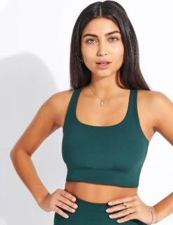 Girlfriend Collective Paloma Bra Classic - Moss