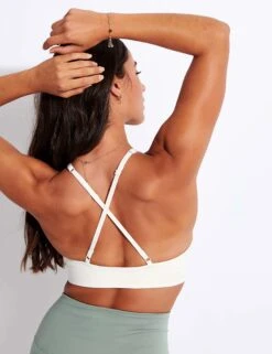 Girlfriend Collective Topanga Bra - Ivory -Sportswear Store Girlfriend Collective Topanga Bra 53945 SW Ivory 0014