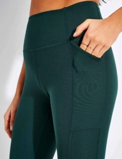 Girlfriend Collective High Waisted Pocket Legging - Moss -Sportswear Store Girlfriend POCKET LEGGING HIGH RISE Long 4016 GG MOSS 0021