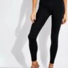 Girlfriend Collective High Waisted Pocket Legging - Black -Sportswear Store Girlfriend POCKET LEGGING HIGH RISE Long 4016 JB BLACK 0002