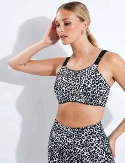 Extra High Impact Serious Sports Bra A-E - Black Mix