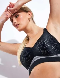 Freedom To Move High Impact Sports Bra A-E - Black Mix -Sportswear Store Goodmove Freedom To Move High Impact Sports Bra A E T336351 Black Mix 0040