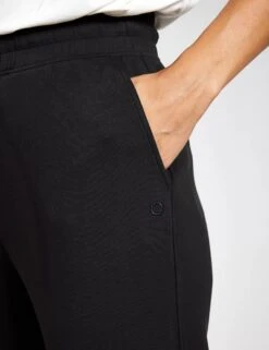 Cuffed High Waisted Tapered Joggers - Carbon -Sportswear Store Goodmove Luxe Jogger T51 6086 CARBON 0004