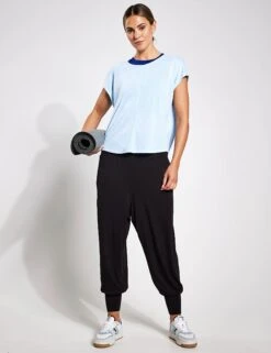 Scoop Neck Twist Back Yoga T-Shirt - Powder Blue 9 Scoop Neck Twist Back Yoga T-Shirt - Powder Blue -Sportswear Store Goodmove Yoga Cross Back Tee T51 5767 PB POWDER BLUE 0014 a4ae821b 47a9 4a0e 8c03 84b82c8454db