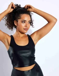 Korra Infinity Crop Top - Black