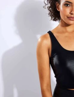 Korra Infinity Crop Top - Black -Sportswear Store Koral CF KORRA INFINITY CROP TOP A583S04 BLACK 0040