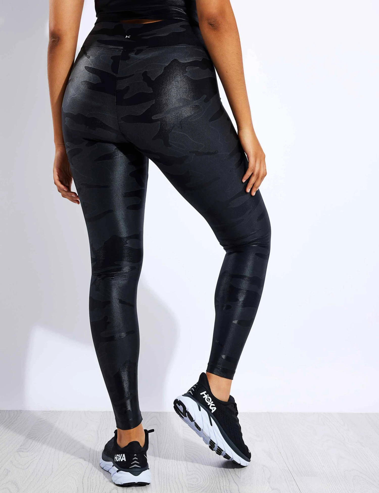 Lustrous Max Infinity High Waisted Legging - Black Camo 4 Lustrous Max Infinity High Waisted Legging - Black Camo - Image 2