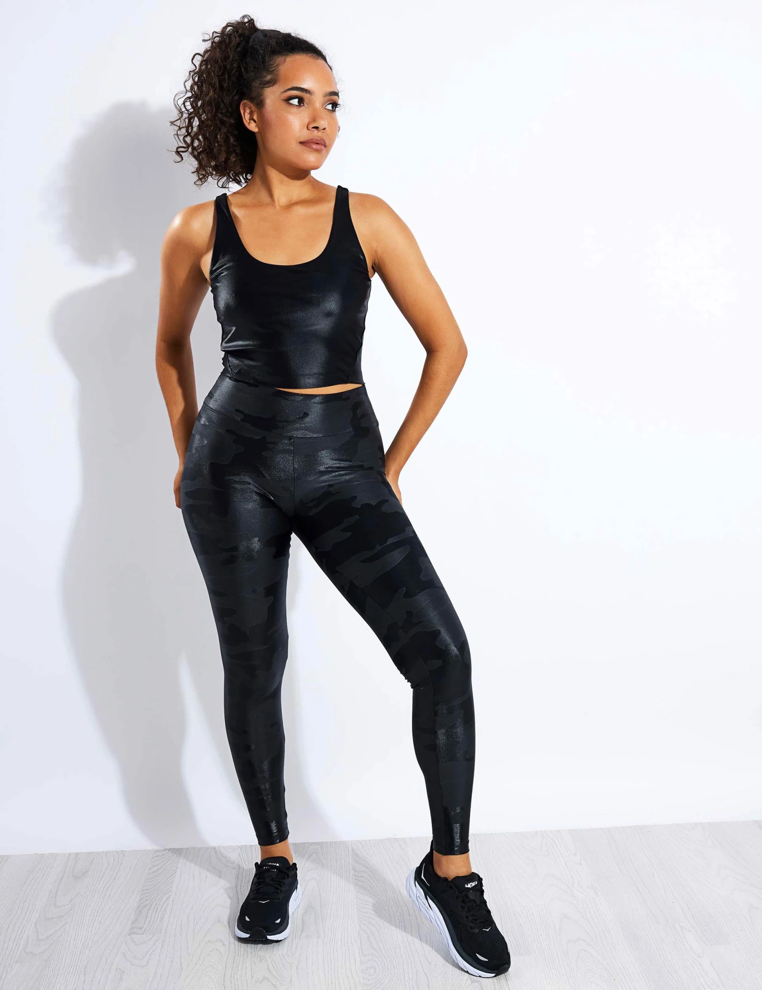 Lustrous Max Infinity High Waisted Legging - Black Camo 5 Lustrous Max Infinity High Waisted Legging - Black Camo - Image 3