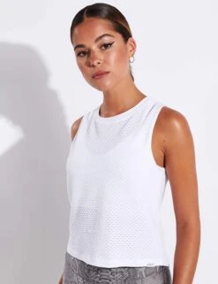 Muscle Netz Tank - White