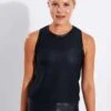 Muscle Netz Tank - Black 1 Muscle Netz Tank - Black -Sportswear Store Koral MUSCLE NETZ TANK A6038KS14 Black 0008