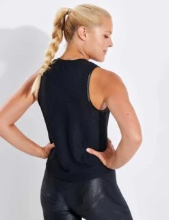 Muscle Netz Tank - Black -Sportswear Store Koral MUSCLE NETZ TANK A6038KS14 Black 0026