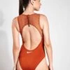 Nike Keyhole Back One Piece - Dark Russet -Sportswear Store NIKE keyhole back one piece nessd250 220 darkrusset 002 0debefb8 a1c9 4b31 8e6d 470b643ac481