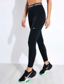 Nike Pro 365 7/8 Leggings - Black/White