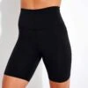 Nike Yoga Luxe Shorts - Black/Dark Smoke Grey -Sportswear Store Nike THE NIKE YOGA LUXE SHORT CZ9194 010 BLACK DARK SMOKE GREY 0009