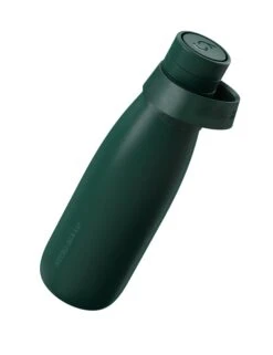 Stainless Steel Water Bottle - Emerald | 500ml -Sportswear Store StaySixtyWaterBottleSS View 02 Green Cutout