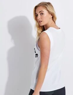 Muscle Tank - White 8 Muscle Tank - White -Sportswear Store The Upside Muscle Tank White USW019003 White 0021