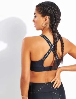 Under Armour Infinity High Sports Bra - Black -Sportswear Store Under Armour UA Infinity High Bra 1351994 001 Black Black White 0028