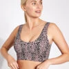 Varley Let's Go Elsie Bra - Mauve Mix Speckle Animal -Sportswear Store VARLEY let s go elsie bra VAR00812 mauve mix speckle animal 0005