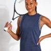 Varley Wellings Performance Tank - Blue Nights -Sportswear Store Varley wellings performance tank VAR01524 blue nights 0005