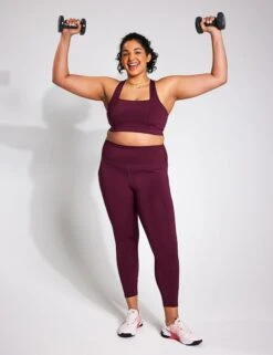 Spark Cross Strap Bra - Fig -Sportswear Store YMO Cross Strap Bra FIG 0014