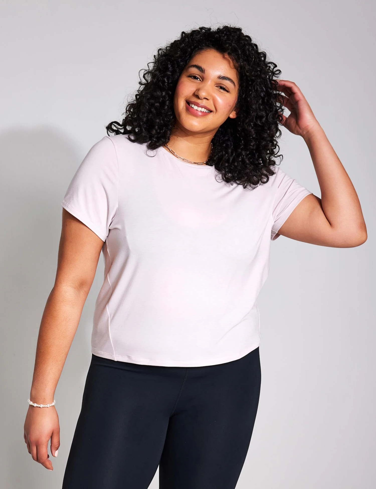 All In Tee - Soft Pink 7 All In Tee - Soft Pink - Image 5