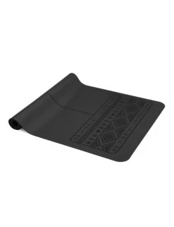 Paws Light Natural Rubber Travel Yoga Mat 2mm - Black -Sportswear Store YogiBareTravelPawsMat 2mm BlackYBTRAPWBK Paws Mat Black new logo 3