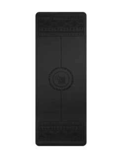 Paws Light Natural Rubber Travel Yoga Mat 2mm - Black