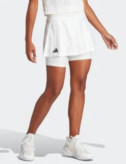 ADIDAS AEROREADY Pro Pleated Tennis Skort - White