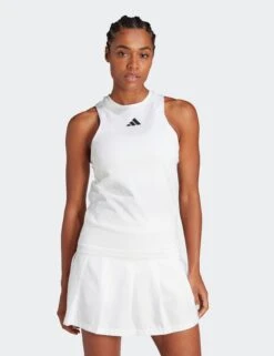 ADIDAS AEROREADY Pro Seamless Tennis Tank Top - White