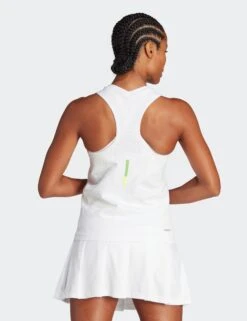 ADIDAS AEROREADY Pro Seamless Tennis Tank Top - White -Sportswear Store adidas aeroready pro seamless tennis tank white IA7030 3 1f98d4f9 805f 4823 b331 471fe962b8a6
