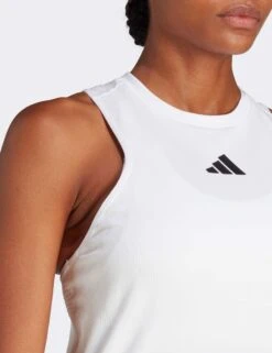 ADIDAS AEROREADY Pro Seamless Tennis Tank Top - White -Sportswear Store adidas aeroready pro seamless tennis tank white IA7030 6 350af720 8471 40f7 b718 45279d7168ca