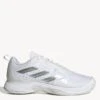 ADIDAS Avacourt Shoes - Cloud White/Silver Metallic -Sportswear Store adidas avacourt shoes white silver HQ8404 1