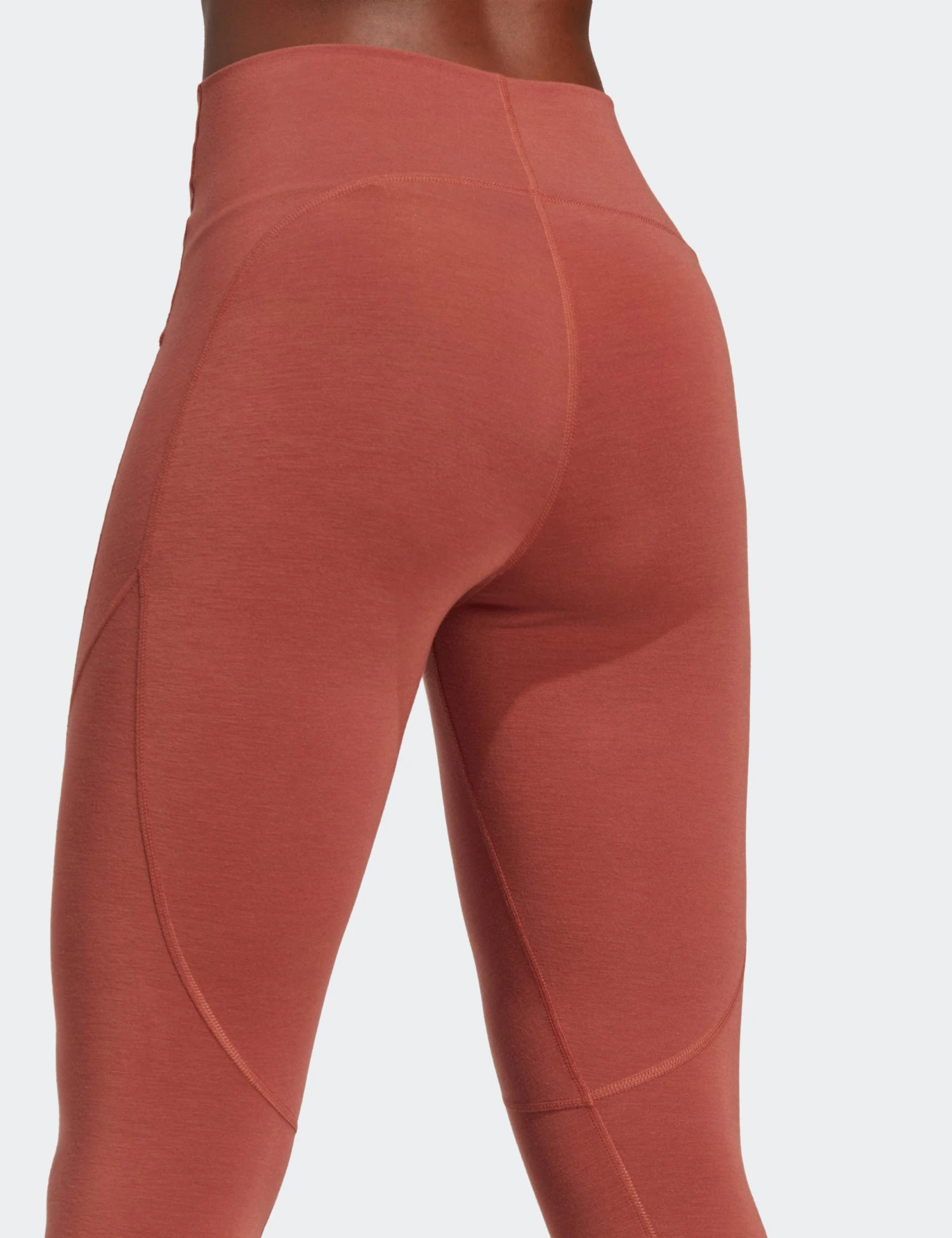 7/8 Yoga Leggings - Wild Sepia 6 7/8 Yoga Leggings - Wild Sepia - Image 4