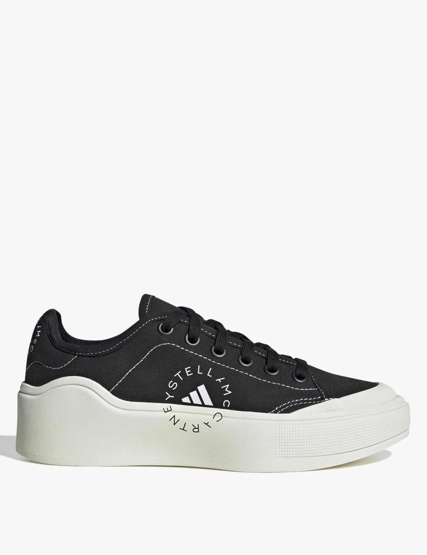 Court Shoes - Core Black/Off White 3 Court Shoes - Core Black/Off White